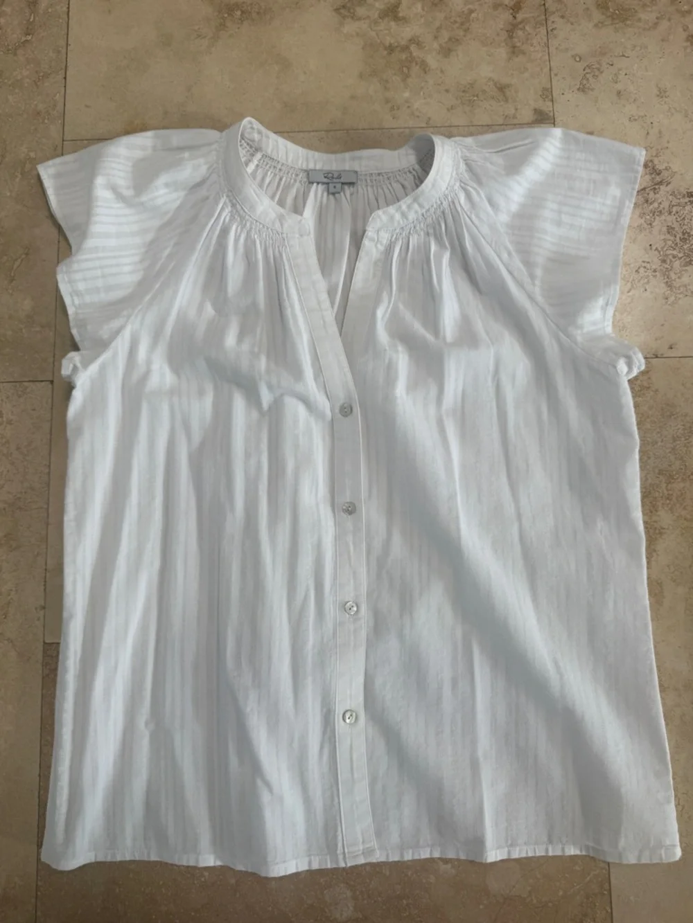 Rails White Alena Organic Cotton Top - Picture 4 of 8